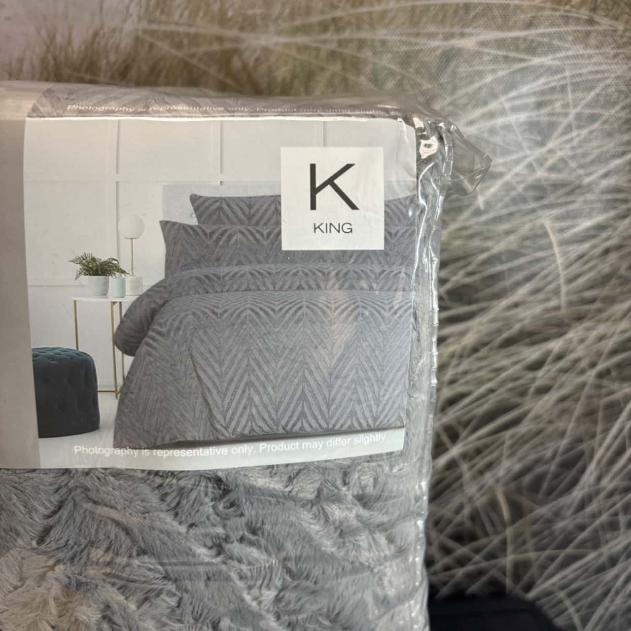 BNWT KOO luxe Teddy King quilt cover set (s)