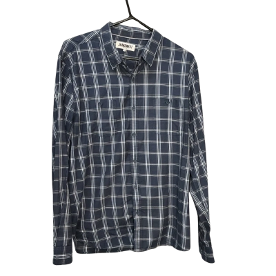 Jeanswest Mens  Size L Checked Shirt Blue 