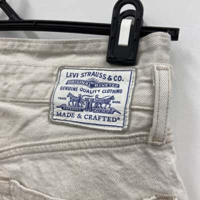 Levi Strauss & Co. Womens  Size 24 Cream Hip hugger jeans