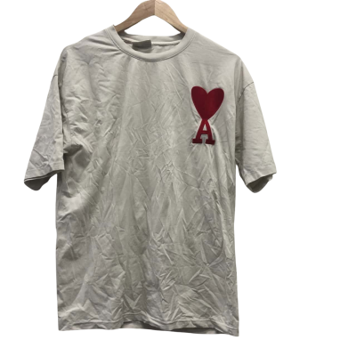 Ami Alexandre Mattiussi Mens  Size L Short Sleeve Shirt White 