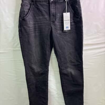 Just Jeans Womens  Size 12 Ankle Length Pants Black  