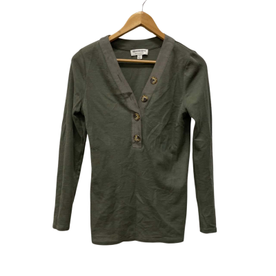 Country Road Womens  Size S Long Sleeve Top Olive 