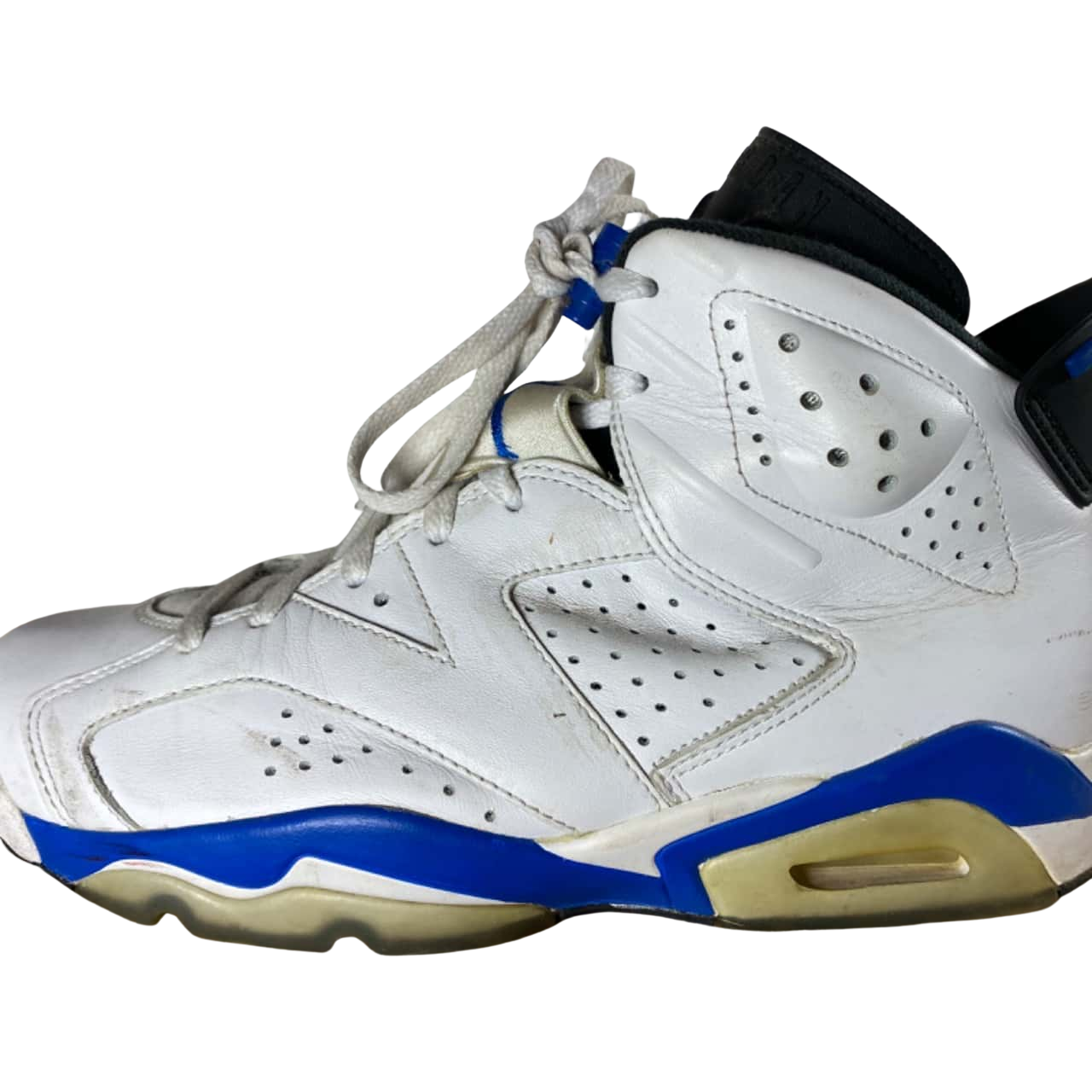 Mens Air Jordan VI Retro Size 8 / 9 White/Blue(s)