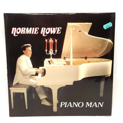 Normie Rowe - Piano Man 12" Vinyl Record In As New Condition Released 1985 Rock/Pop