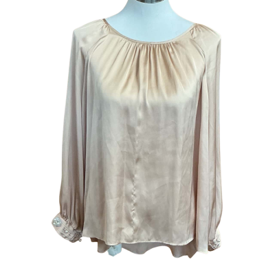 Zara Womens  Size M Blouse Gold 