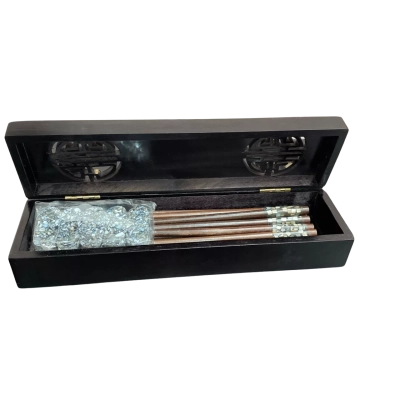 Handcrafted Rosewood Chopsticks (10 Pairs)