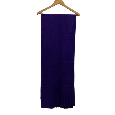Q.Crafts Unisex Purple 10% Pure Cashmere Scraf