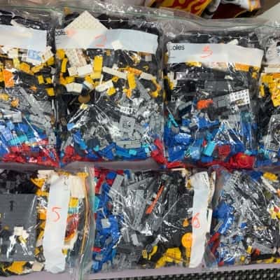 Bags of Lego parts 