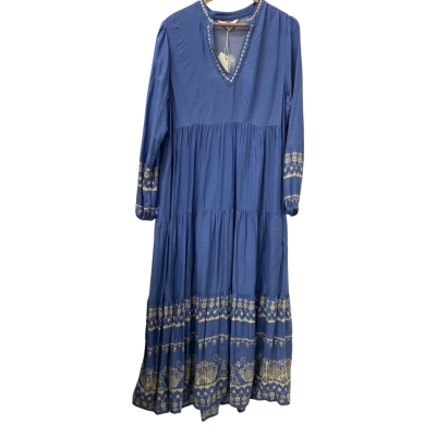 Adrift Womens  Size M Maxi Dress Blue 