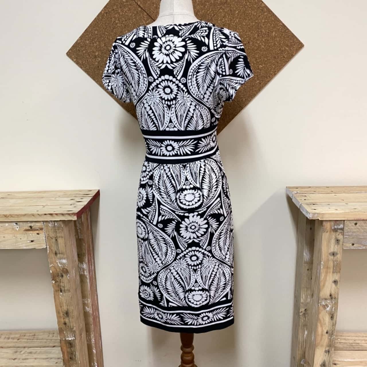 Jane Lamerton Womens Size 8 Black White Dress Jane Lamerton Womens Size 8 Black White Dress