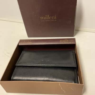 Milleni  Womens leather Wallet Black  