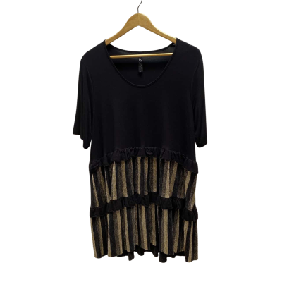 TS Womens  Size 14 Black  / Gold Top