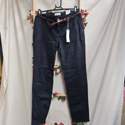 Womens Espirit Navy Blue Chino Pants Size 10 RRP $89.95