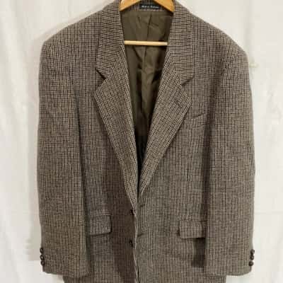 Pure New Wool  Mens  Size XL Jacket Brown 