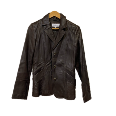 Calvin Klein Unisex Jacket Size M Brown 