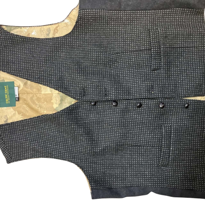  CELTIC GENT IRISH HERITAGE Mens   waistcoat Black  / GreySize 42 EURO SIZING