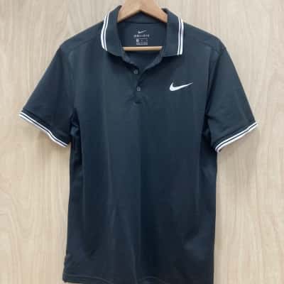 Nike Mens  Size M Black  Polo Shirt (1)