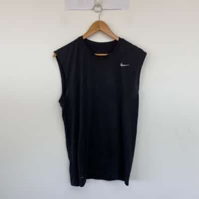Dri Fit / Nike Black Tank Top Jersey  Size L 