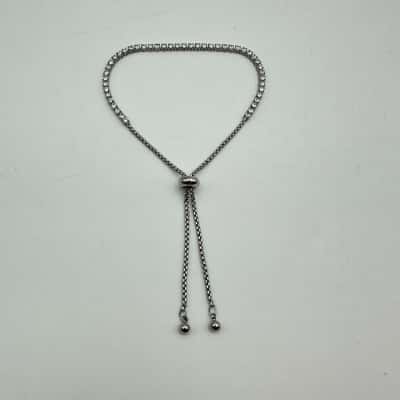 Sparkly Clear Stones Adjustable Bracelet