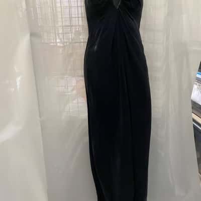 ZIMMERMANN STRAPLESS LONG SILK DRESS Size 1 IN BLACK