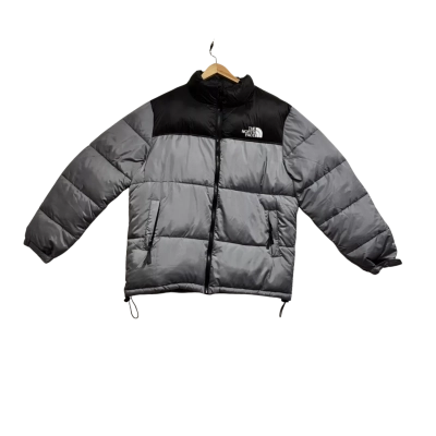The North Face, Unisex, no tag: approx size M - L, black and grey puffer jacket 