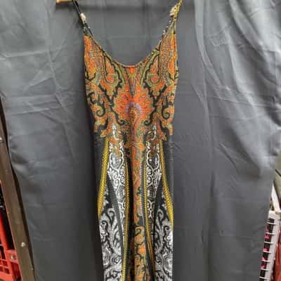 Sass Womens Multicoloured Skinny Strap Size 10 