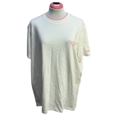 Adidas Womens  Size XL T-shirt Off White / Pink  