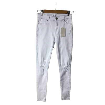 Desu Womens Size 10 White Tehoe Skinny Jeans (new)