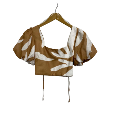 Style State Womens  Size 8 tan ‘catalo style’ crop top 