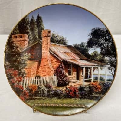 Penny Lyras “Blundells Cottage” Macquarie Heritage ‘Colonial Cottages‘ Limited Edition Plate 1993