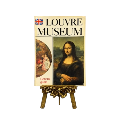 The Louvre Museum General Guide Vintage English Art Book Paris