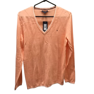  BN Timmy Hilfiger Peach Jumper Size L