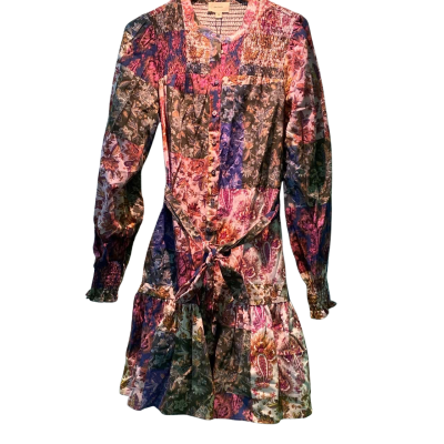 Kachel Womens  Size 10 Floral Dress / Long Sleeve Dress Floral / Multicoloured 