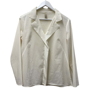 Meredith & Moore Womens Size 10 Blouse White 