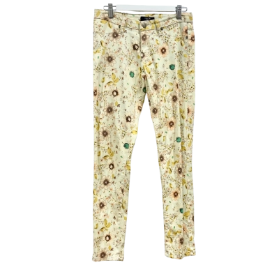 Paper Heart Lemon Floral Straight Leg Jeans Size 12