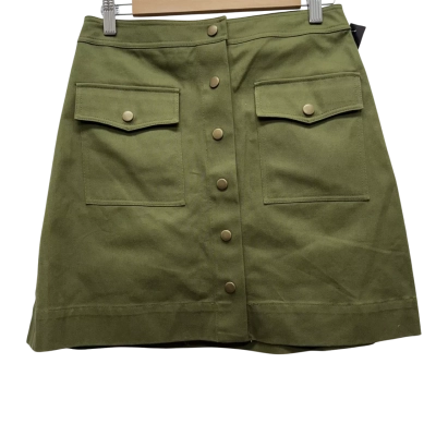 Witchery Womens  Size 8 Mini Skirt Olive 