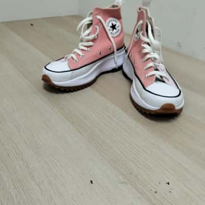 Converse Womens  Size 7.5 Pink  Platform VGUC