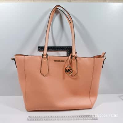 Michael Kors Womens Tote Bag Champagne / Coral As Is 