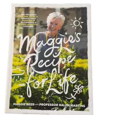 Maggie’s Recipe For Life Cook book - 286 pages