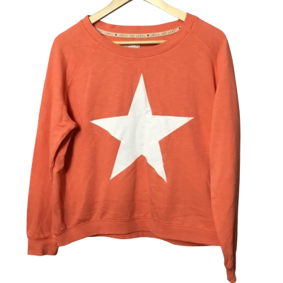 Jövie the Brand Womens Sweatshirt Coral / Pink  size 8