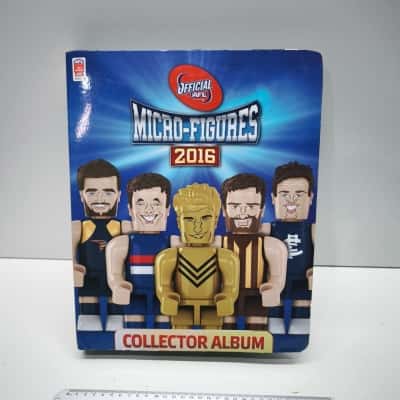 2016 Official AFL Micro Figures Collector Album Footy Minifigures Lot Missing 4