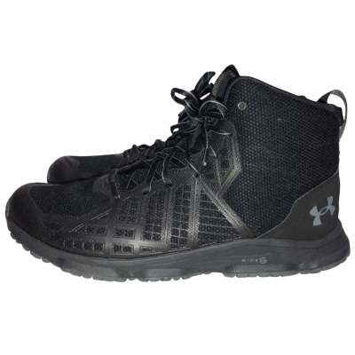 Under Armour Micro G Strikefast Mid 'Black Pitch Grey' Shoes Size USA 11/ UK 10/ EUR 45/ 29CM