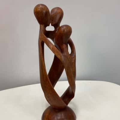Handcrafted Wooden Statue 300mm high
