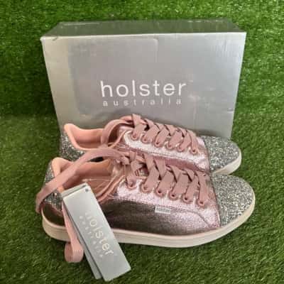 Holster Savannah Dusty Pink & Glitter Sneakers Size 9 US (7 UK)