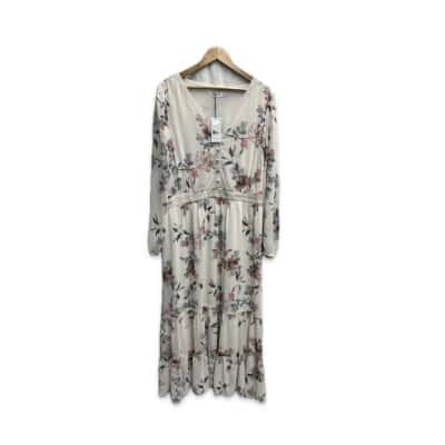 City Chic Womens  Size 22 / XL Long Sleeve Dress / Maxi Dress Floral 