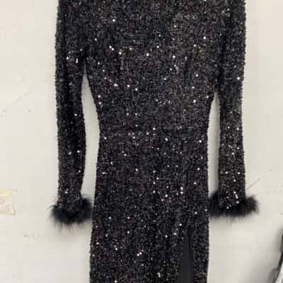 FashionNova Womens  Size S Cocktail Dress Black  