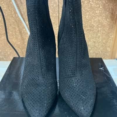 Miss KG Womens Black Ankle Boots Size 38 EU