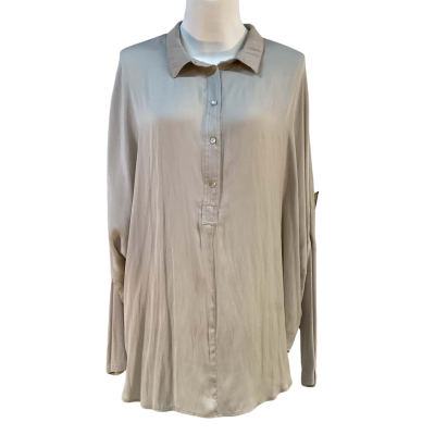 Hammock & Vine Womens Size 18 3/4 Sleeve Top Grey 