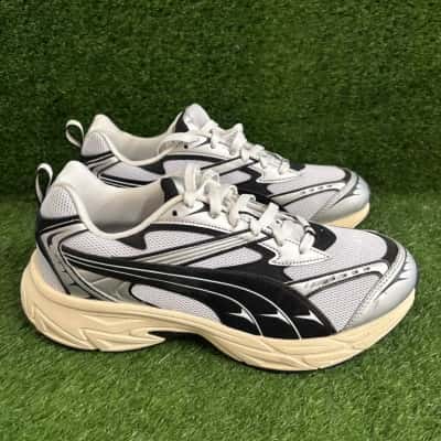 Puma Morphic Retro Black & White Sneakers Size 11 US 