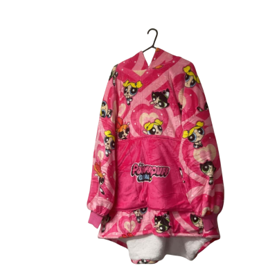 Womens Oodie Size One Size Fits Most Hoodie Cream / Pattern / Pink  